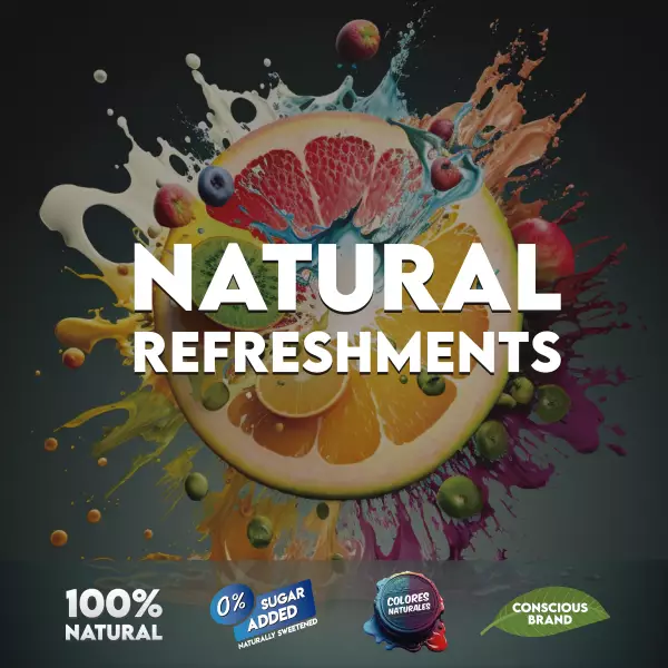 Boreal Sapphire - 100% Natural Juice -0% sugar added - Vegan - Glass Bottle -10 oz