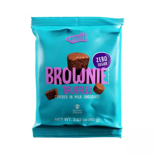 Brownie truffles sugar free in bites 2.8 oz