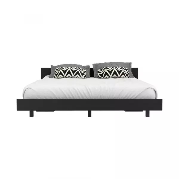 Ethereal Queen Bed Frame Black Wengue