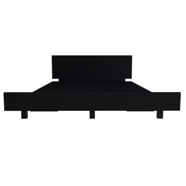 Ethereal Twin Bed Frame Black Wengue