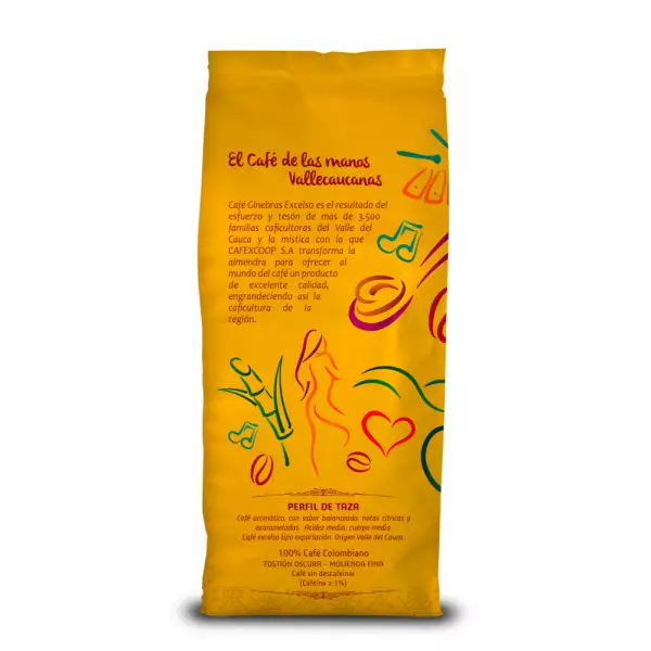 Excelso Coffee - Ground 17.6 Oz Caramel Flavor With Citrus Notes