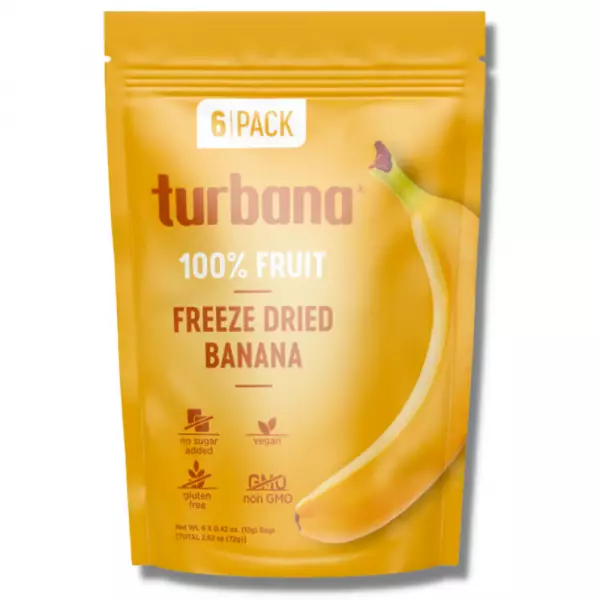 Freeze dried banana 6 pack 2.52 oz