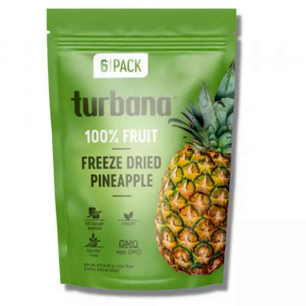 Freeze dried pinapple 6 pack 2.52 oz