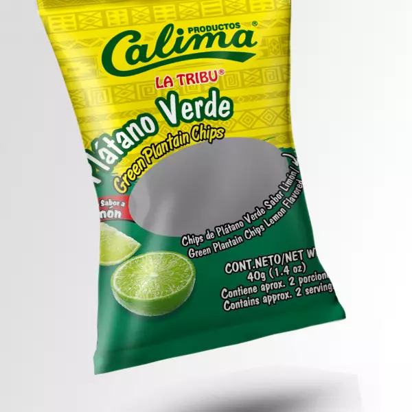 Green Plantain Chips Lemon Flavored /  1.4oz
