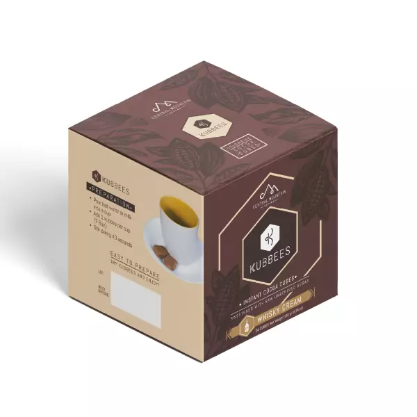 Instan Cocoa Whisky Cream Cubes -  easy preparation. Ref 24 UND 6.78 oz