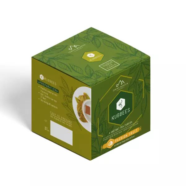 Instan Tea Passion Fruit Cubes - .easy preparation Ref 24 UND 6.78 oz