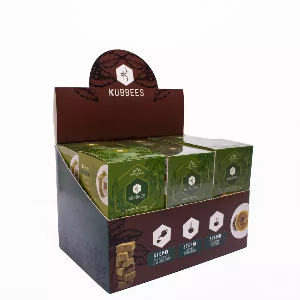 Instant black tea in a display presentation of 24 boxes of 6 units. Mix 1