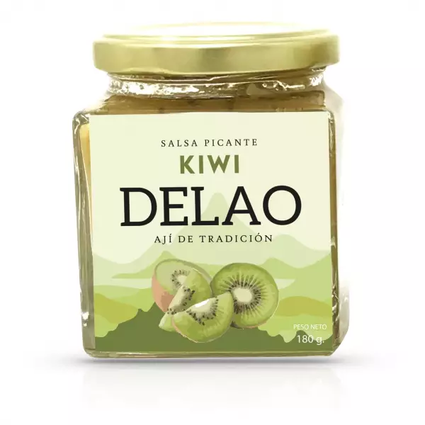 Kiwi Spicy sauce/ Vegan / Natural / Recycle / 7 oz