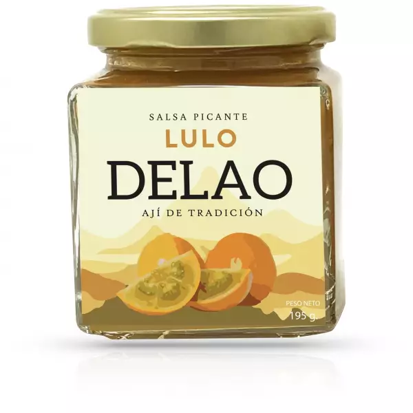 Lulo (Naranjilla) Spicy sauce / Vegan / Natural / Recycle / 7 oz