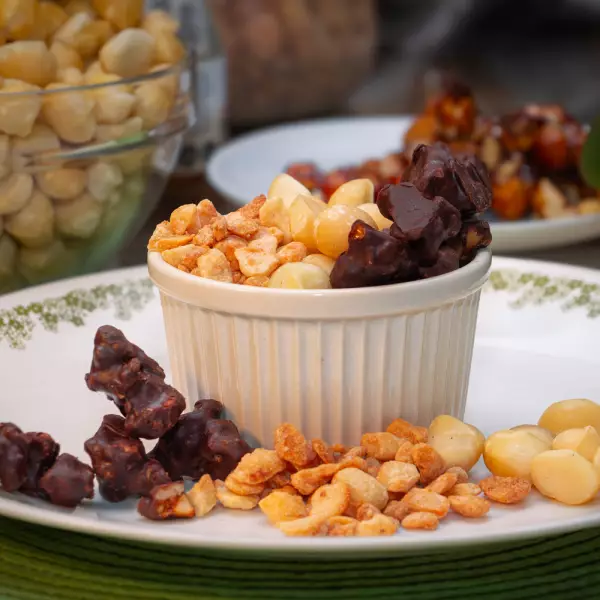 Macadamia Nuts / Martian Rocks / 53% Cocoa / 1.83 oz (52g)