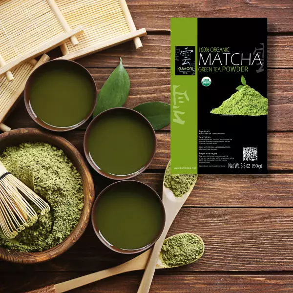 Matcha Tea - 100% Organic - Green Tea - Vegan - Organic - 1.76oz