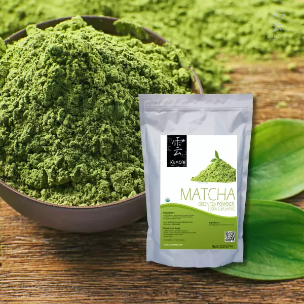 Matcha Tea - 100% Organic - Green Tea - Vegan - Organic - 176.37oz