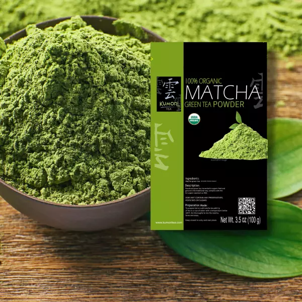 Matcha Tea - 100% Organic - Green Tea - Vegan - Organic - 3.5oz