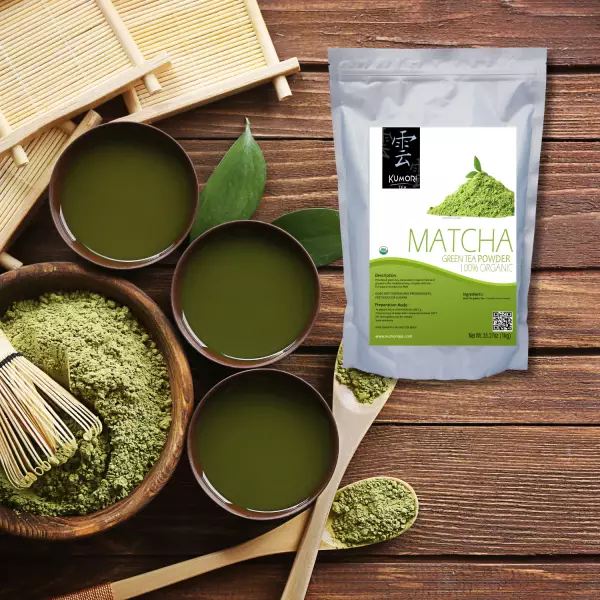 Matcha Tea - 100% Organic - Green Tea - Vegan - Organic - 35.27oz