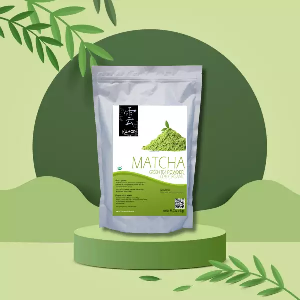 Matcha Tea - 100% Organic - Green Tea - Vegan - Organic - 35.27oz