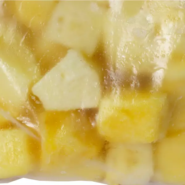 Pineapple Chunks. Frozen Tropical Fruit. 100% natural  (16 oz).