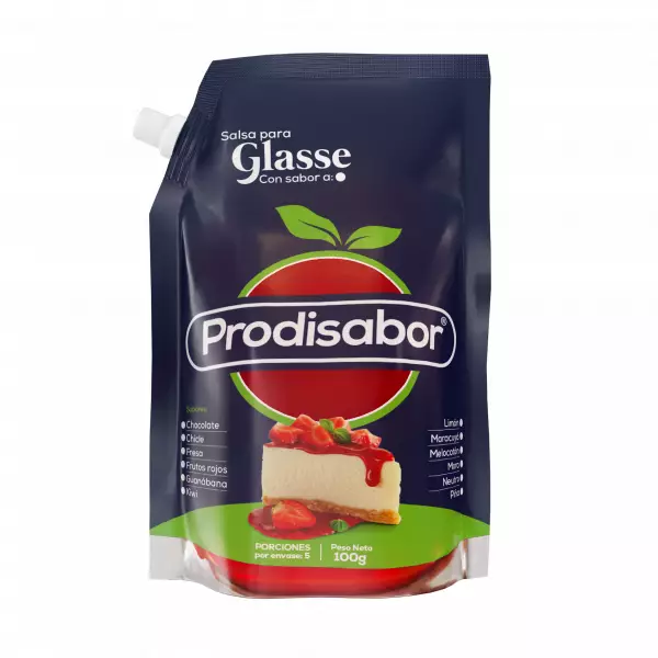 Prodisabor Glasse. cookies. cakes - ready to use - Fruit Flavors - Vivid and bright colors - 2.2Lbs