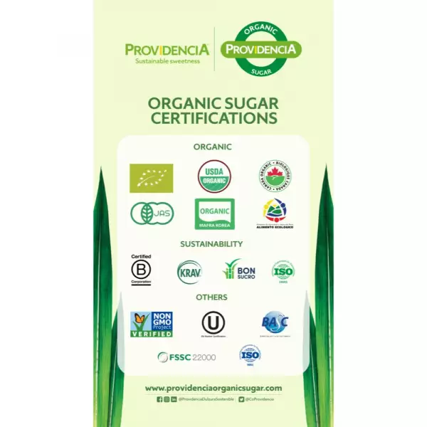 Providencia Organic Brown Sugar / 24 oz resealable doypack / Possibility to do Private Label