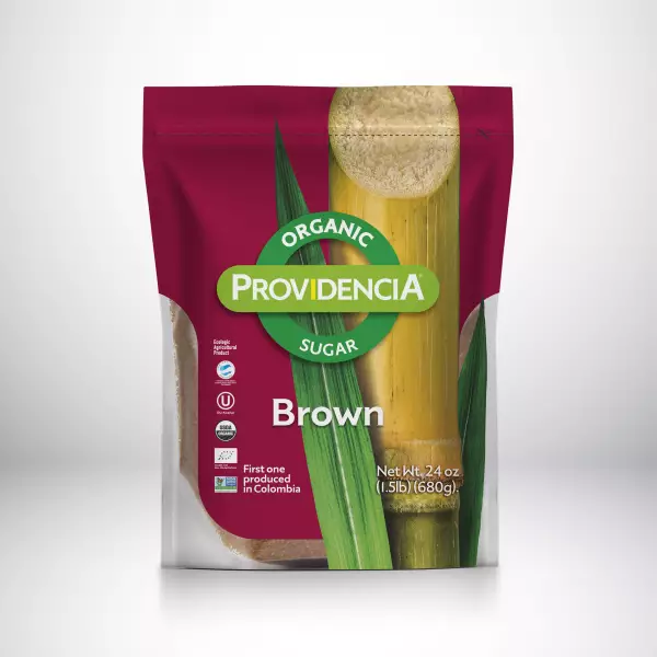 Providencia Organic Brown Sugar / 24 oz resealable doypack / Possibility to do Private Label