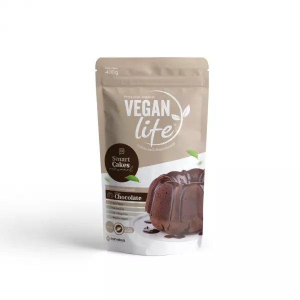 Smart Cake Chocolate - Free from Allergens and Suitable for Vegan and Kosher Diets.
