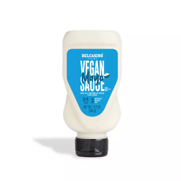 spreadable vegan mayo / gluten and colorant free / V-lable certification/plastic bottle 12.6oz