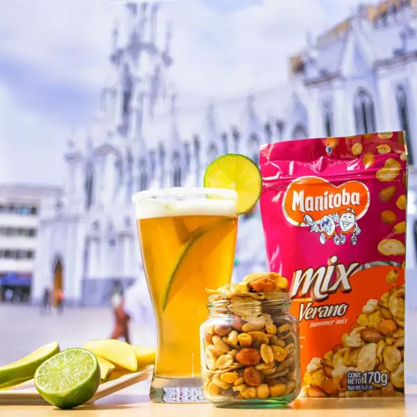Summer Mix - Nuts. Spicy With Chili and Lime Peanuts And Broadbeans X 6 Oz Doypack