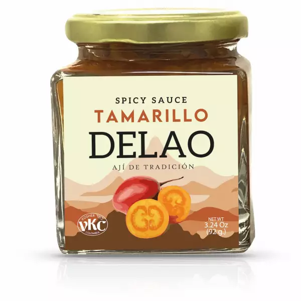 Tomate de Arbol (Tamarillo) Spicy sauce / Vegan / Natural / Recycle / 7 oz
