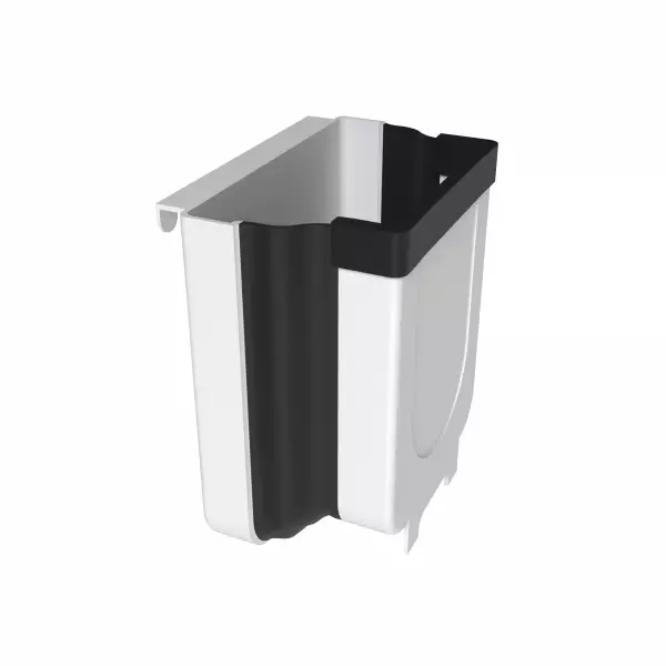 White Mini Trash Can For Kitchen Garbage Bin