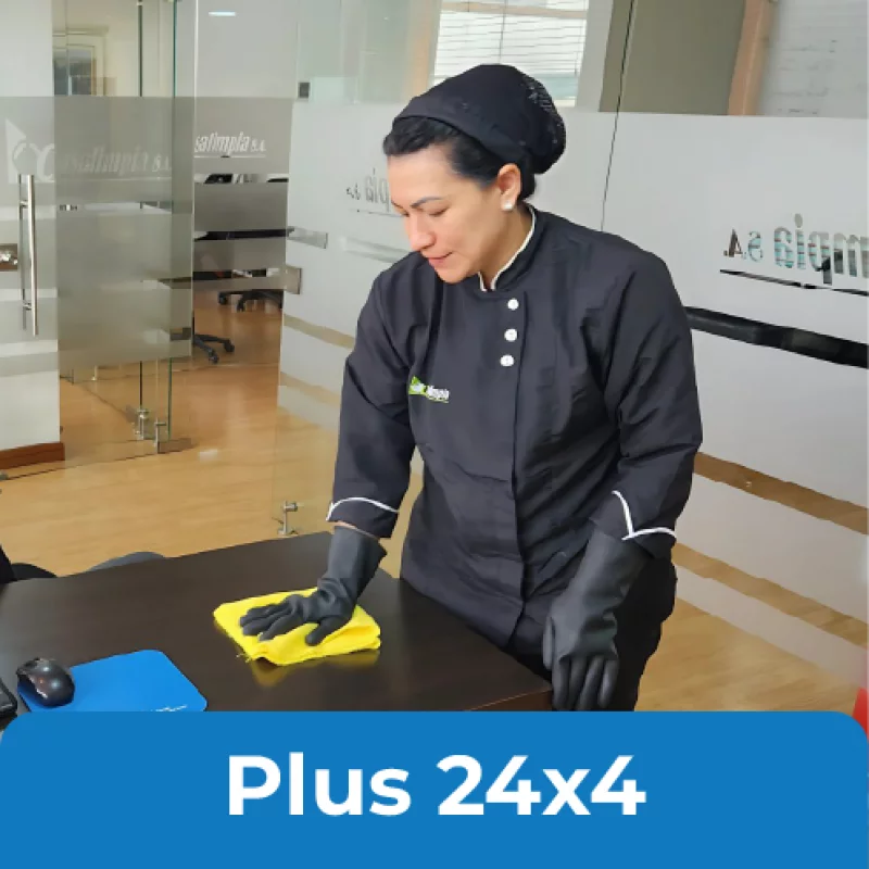 PLAN PLUS 24x4: Programa 24 fechas de limpieza en turnos de 4 horas.