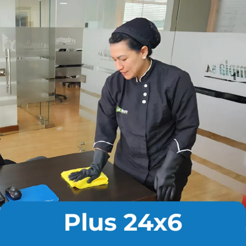 PLAN PLUS 24x6: Programa 24 fechas de limpieza en turnos de 6 horas.