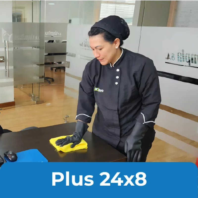 PLAN PLUS 24x8: Programa 24 fechas de limpieza en turnos de 8 horas