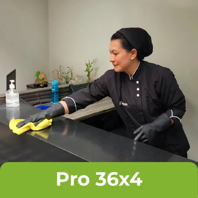 PLAN PRO 36x4: Programa 36 fechas de limpieza en turnos de 4 horas