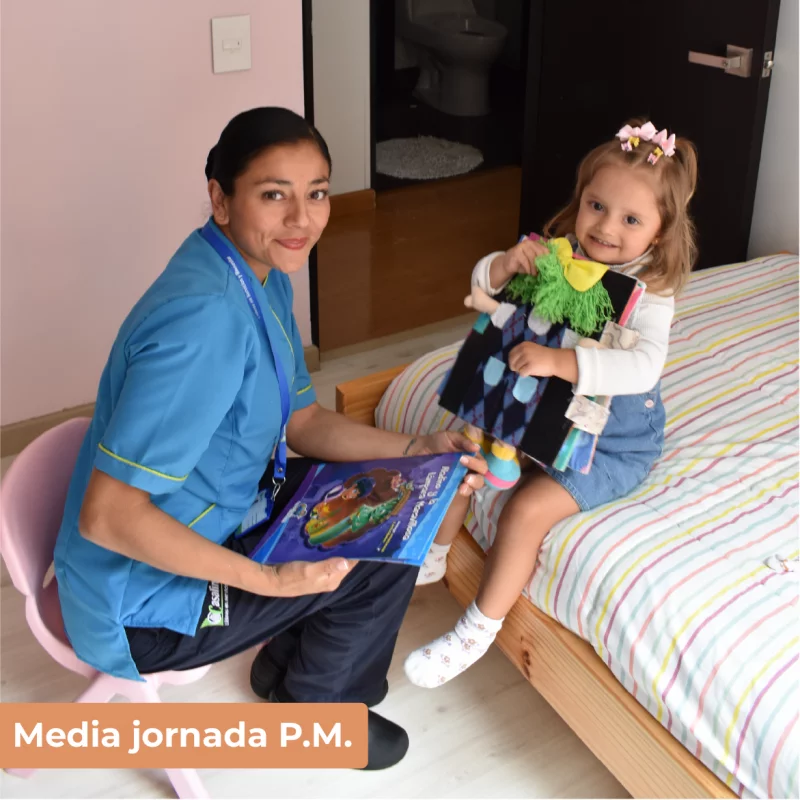 Servicio de cuidado infantil días especiales media jornada p.m. (3 Horas y 30 minutos)
