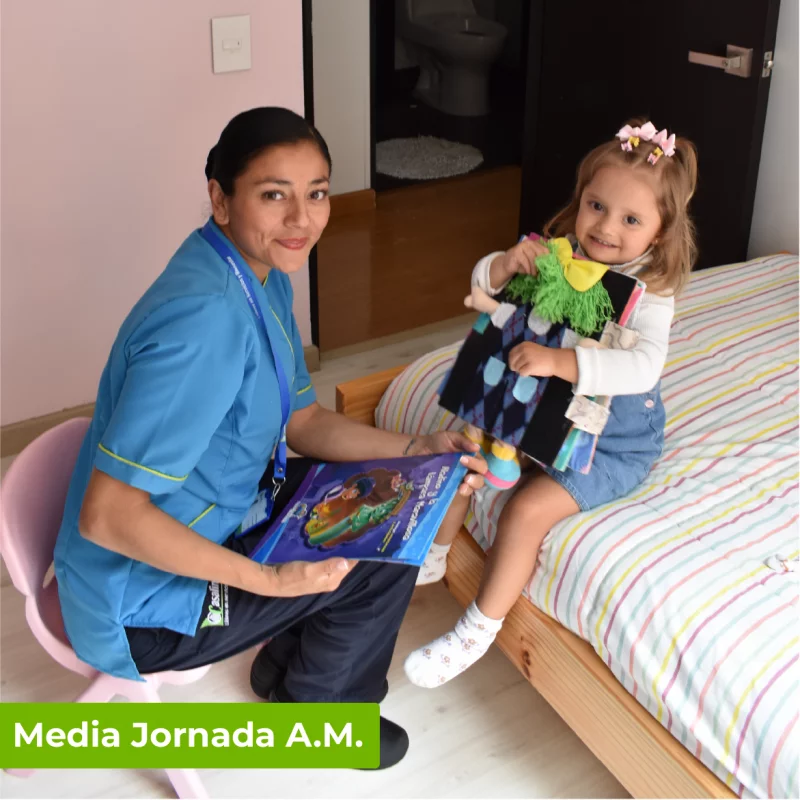 Servicio de cuidado infantil media jornada a.m. (3 Horas y 30 minutos)