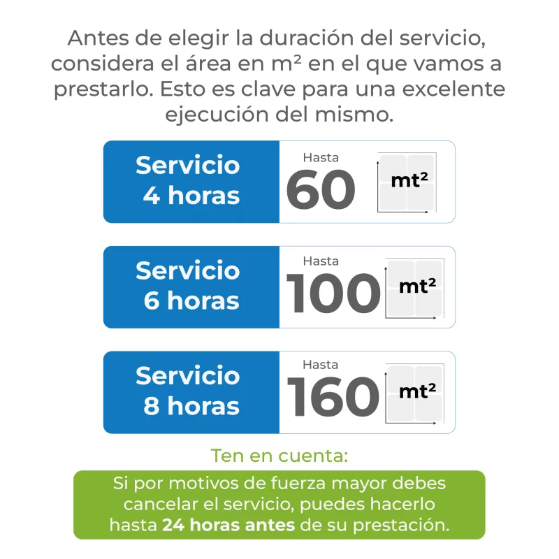 Servicio de limpieza Jornada Parcial (6 Horas) 2026