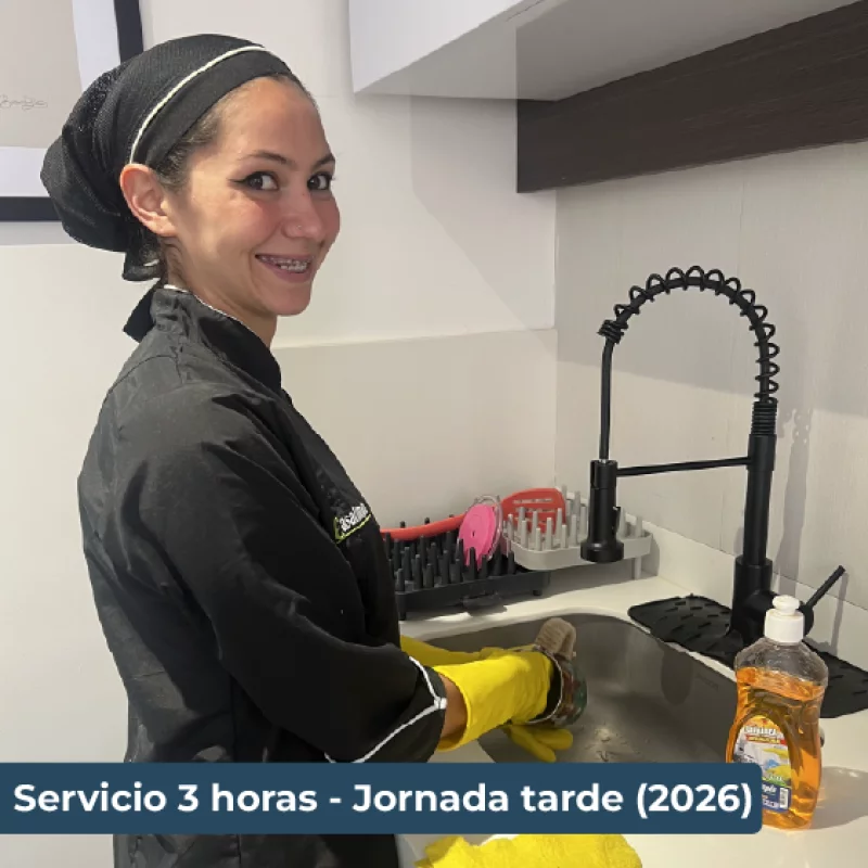 Servicio de limpieza Jornada Tarde (3 Horas) 2026