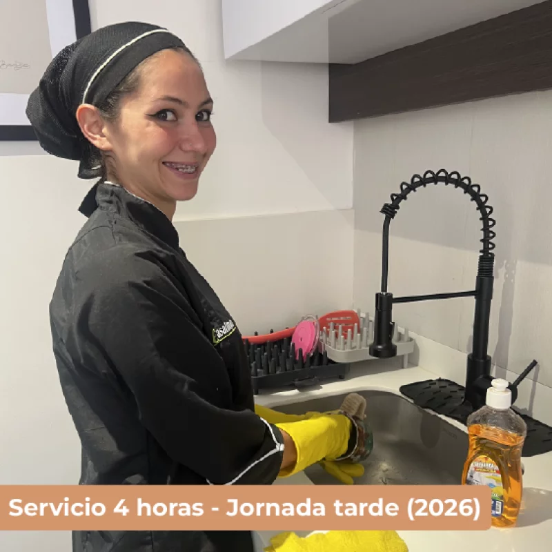 Servicio de limpieza media jornada p.m. (3 Horas y 30 minutos) 2027