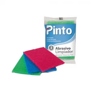 Esponja abrasiva Pinto paquete x 3 colores