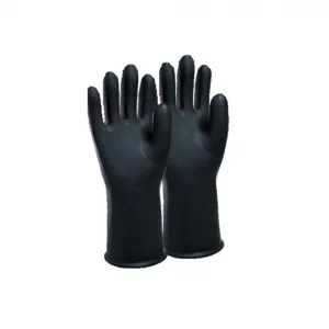Guante negro talla 7 calibre 25 par