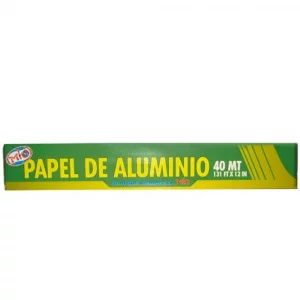 Papel aluminio 40mts