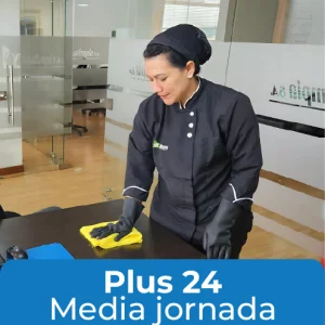 PLAN PLUS MEDIA JORNADA: Programa 24 fechas de limpieza en turnos de 3 horas y 30 minutos.