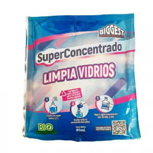 Superconcentrado Limpia Vidrios Sachet 80Ml