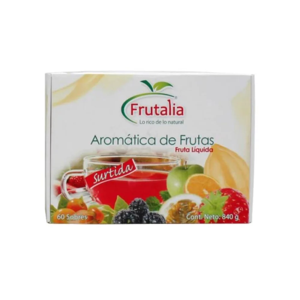 Aromáticas De Frutas Frutalia Caja Surtida X 60 Und