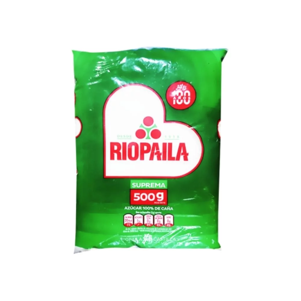 Azúcar blanca Riopaila bolsa 500 gr