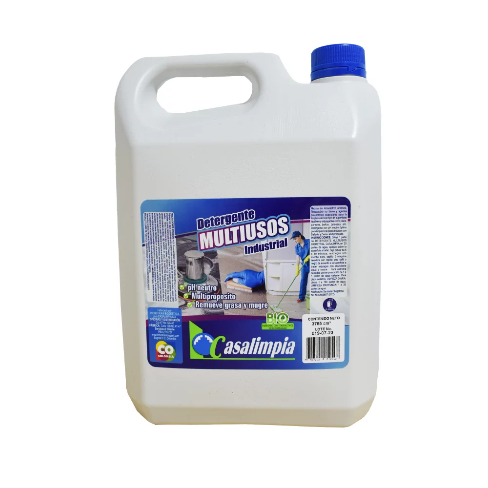 Detergente multiusos industrial casalimpia gln 3785ml