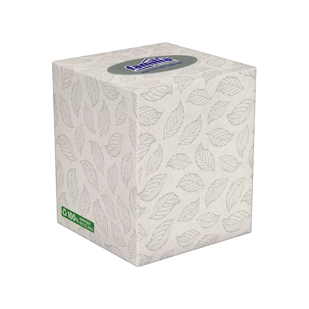 Pañuelo facial Kleenex cubo caja x 60 pañuelos