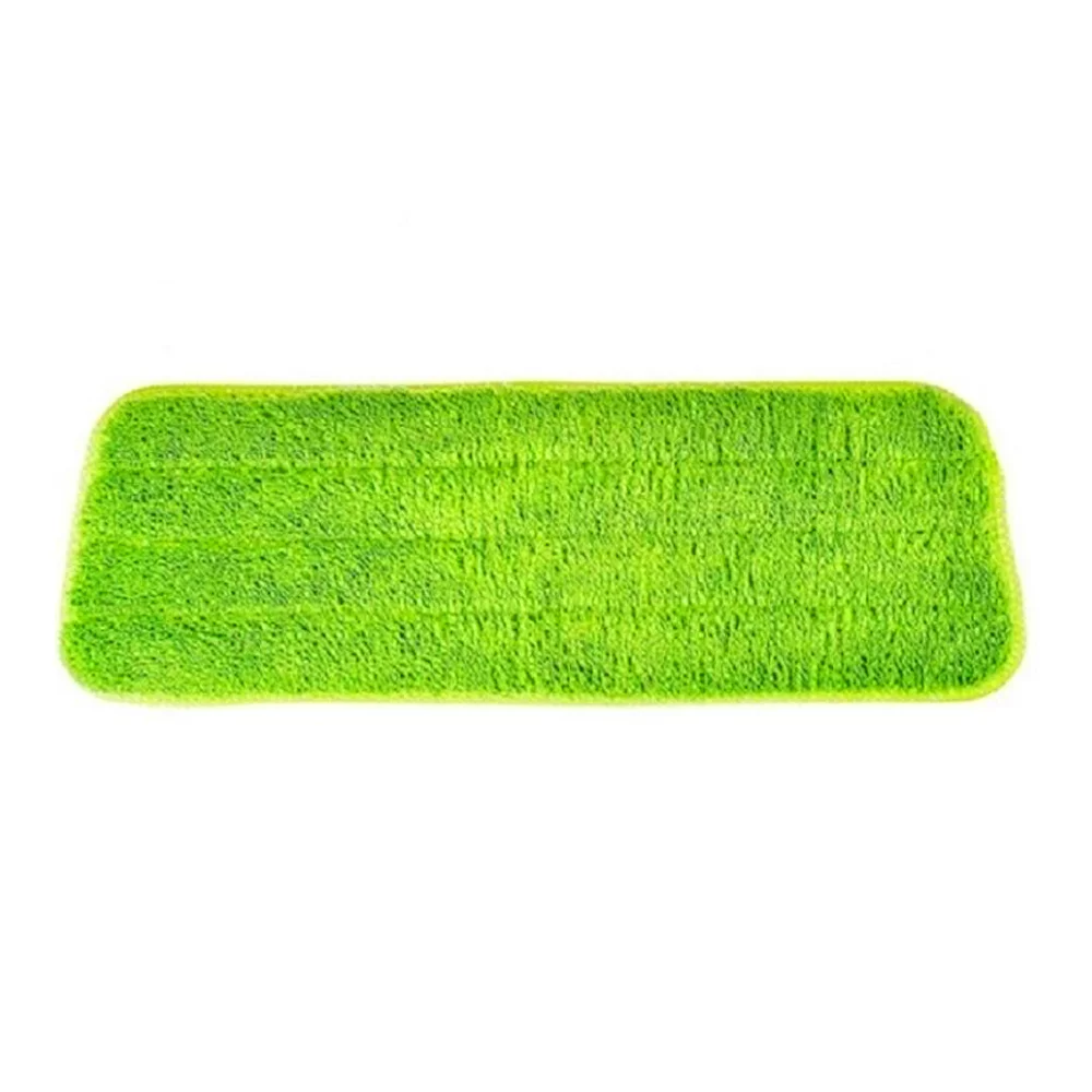 Repuesto Mopa Plana De 40 Cm En Microfibra Color Verde