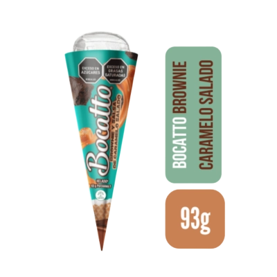 Cono Bocatto Brownie Caramelo