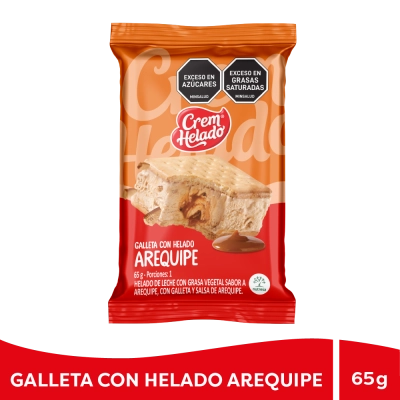 Galleta con Helado Arequipe