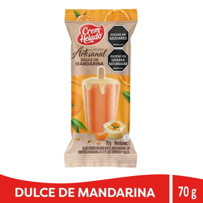 Helado Artesanal Dulce de Mandarina